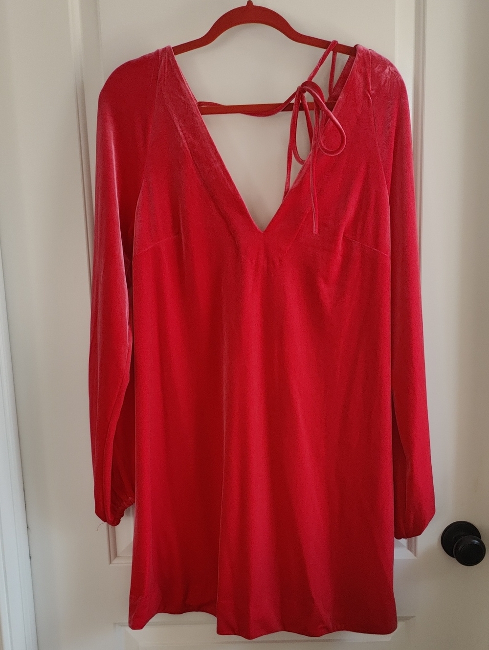Free People pink Velvet Dress NWT
